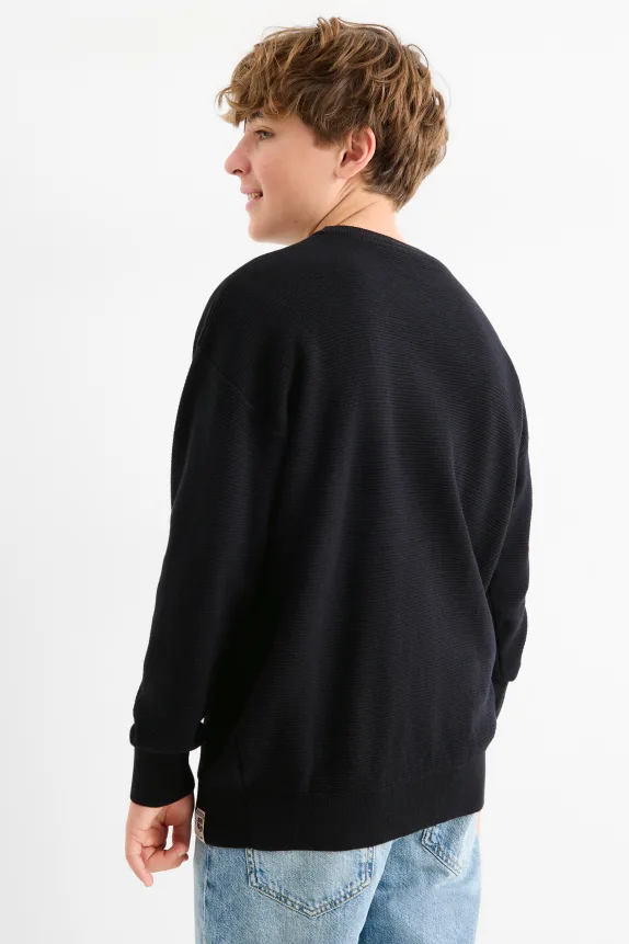 Jumper - ribbed black