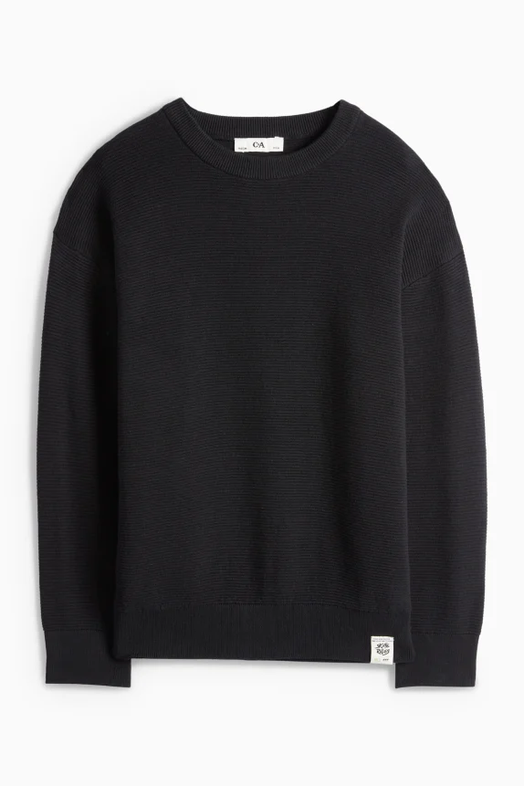 Jumper - ribbed black