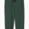 Thermal trousers dark green