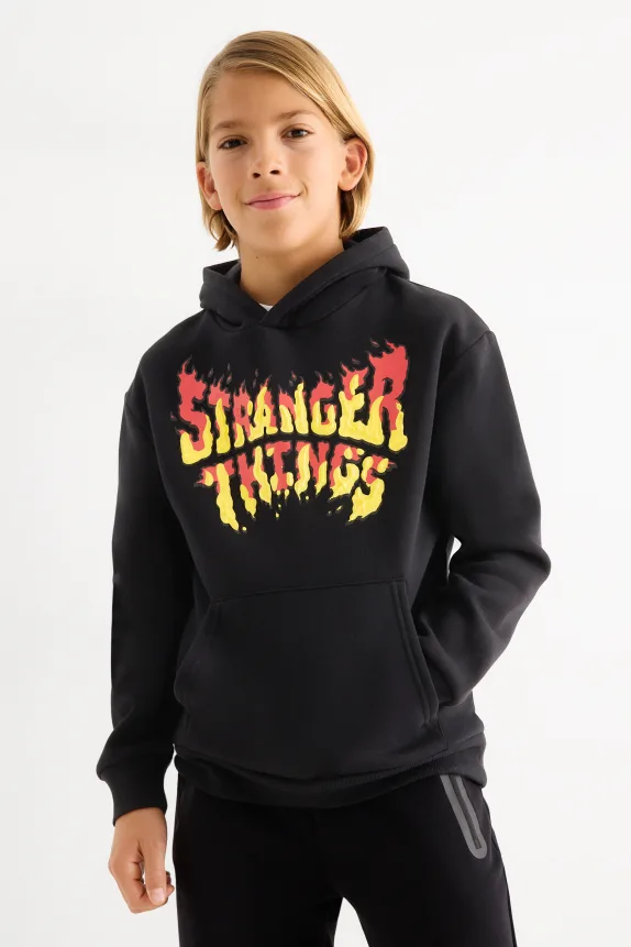 Stranger Things - hoodie black