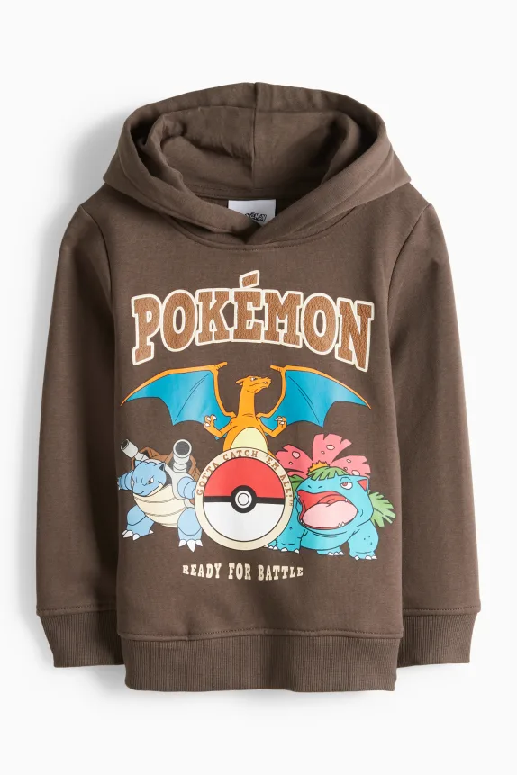 PokÃ©mon - hoodie dark brown