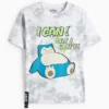 PokÃ©mon - short sleeve T-shirt - patterned white / gray