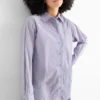 Blouse - striped light blue