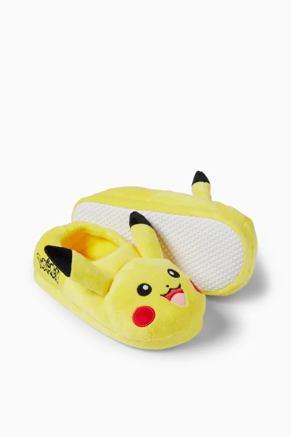 Pokémon - Pikachu - slippers yellow
