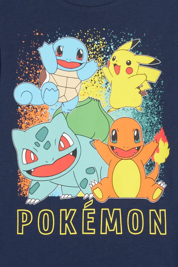Multipack of 3 - PokÃ©mon - long sleeve top dark blue