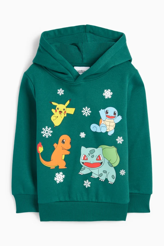 PokÃ©mon - hoodie dark green