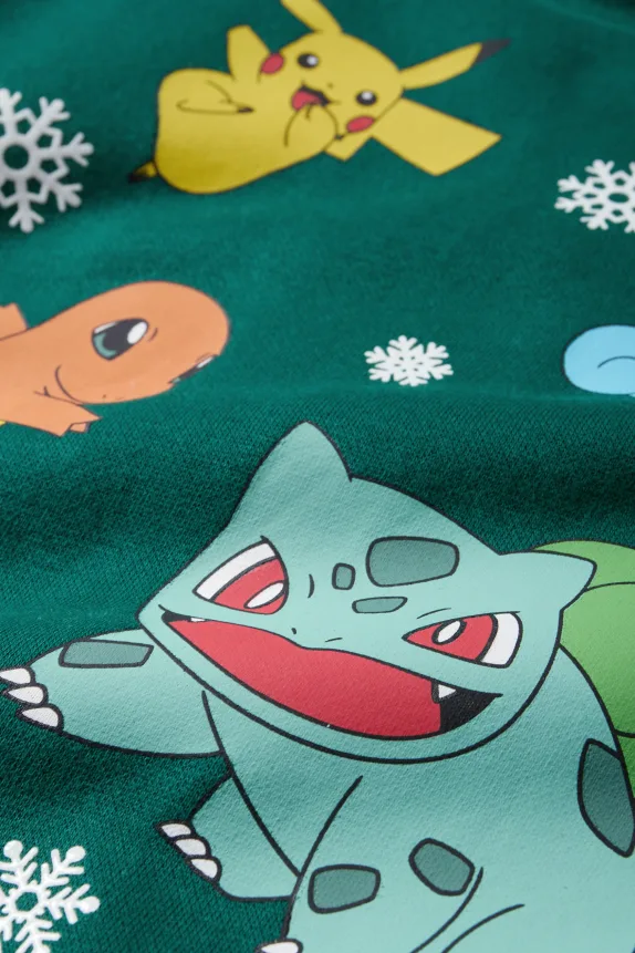 PokÃ©mon - hoodie dark green
