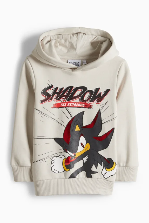 Sonic - hoodie - shiny light beige