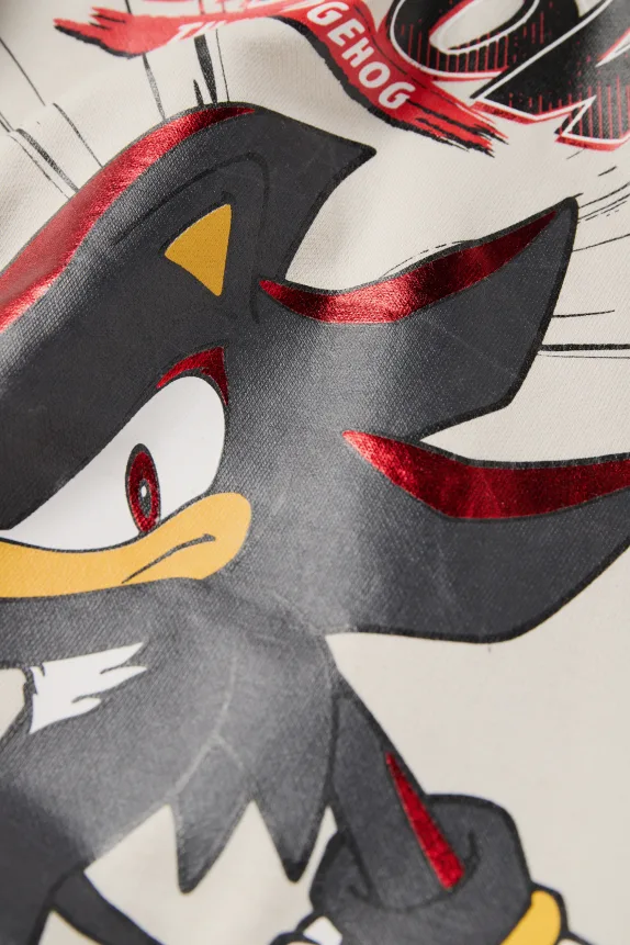 Sonic - hoodie - shiny light beige