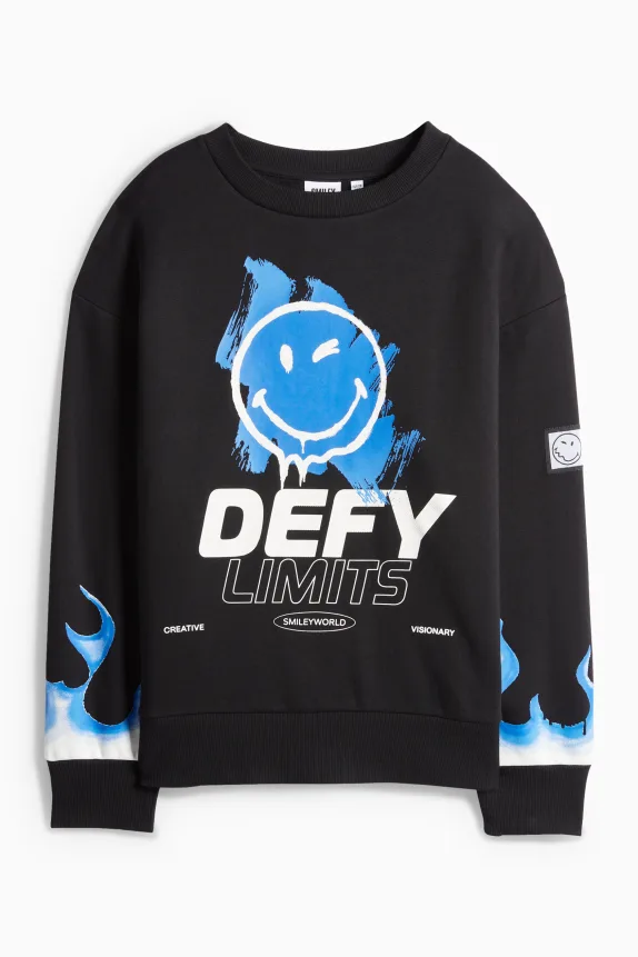 SmileyWorld® - sweatshirt black