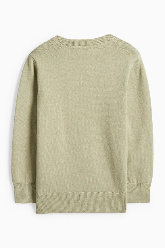 Jumper - textured light green