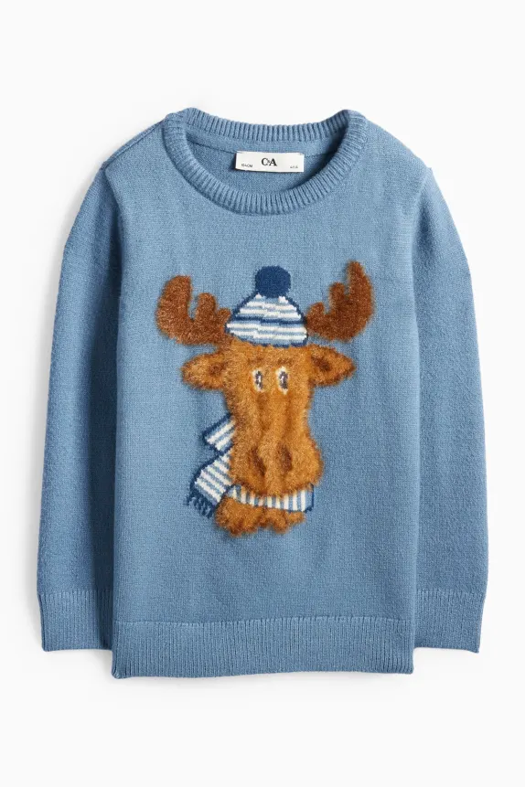 Elk - jumper blue