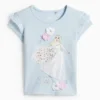 Frozen - short sleeve T-shirt - shiny light blue