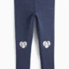 Frozen - thermal leggings dark blue