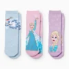 Multipack of 3 - Frozen - non-slip socks rose / light blue