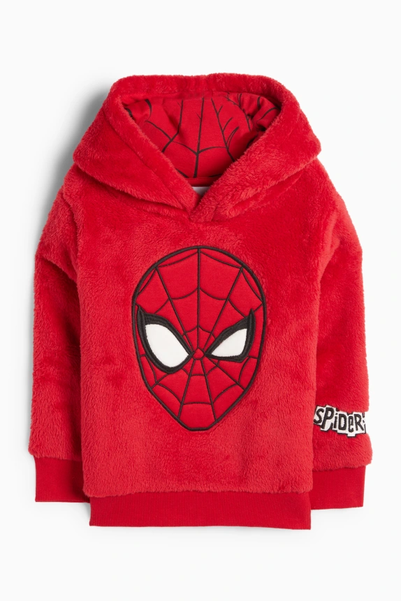 Spider-Man - hoodie dark red