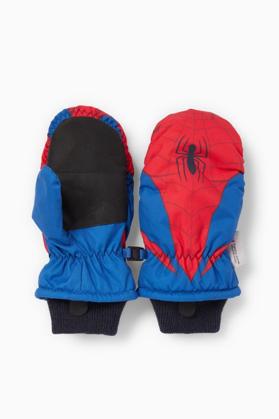 Spider-Man - mittens - lined red / dark blue