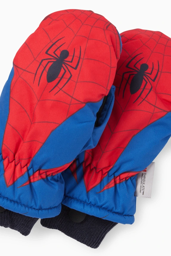 Spider-Man - mittens - lined red / dark blue