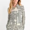 Blouse - patterned cremewhite