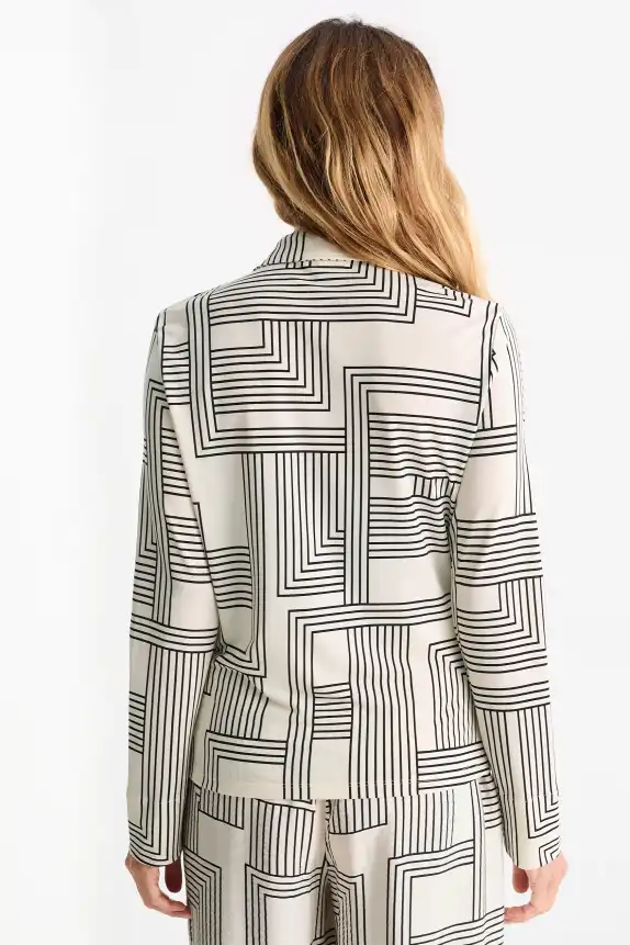 Blouse - patterned cremewhite
