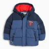 Spider-Man - quilted jacket with hood dark blue