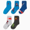 Multipack of 5 - Spidey and his Super Friends - socks blue