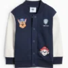 PAW Patrol - Chase, Marshall, Rubble, Zuma - varsity jacket dark blue