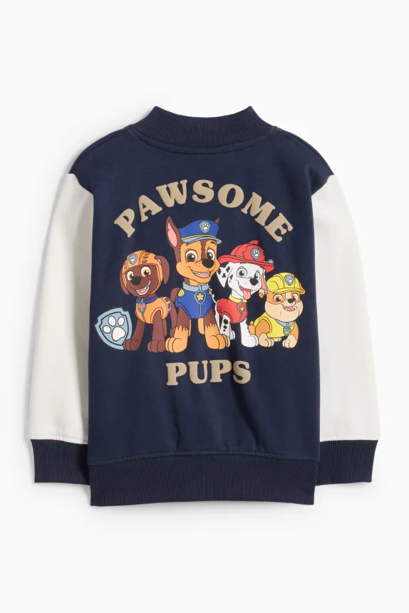 PAW Patrol - Chase, Marshall, Rubble, Zuma - varsity jacket dark blue