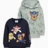Multipack of 2 - PAW Patrol - Chase - hoodie and sweatshirt light green