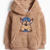 PAW Patrol - Chase - teddy fur hoodie light brown