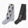 Multipack of 2 - PAW Patrol - Chase, Marshall - tights light gray-melange