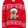 PAW Patrol - Chase - Christmas jumper red