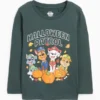 Halloween - PAW Patrol - Chase, Marshall - long sleeve top dark green