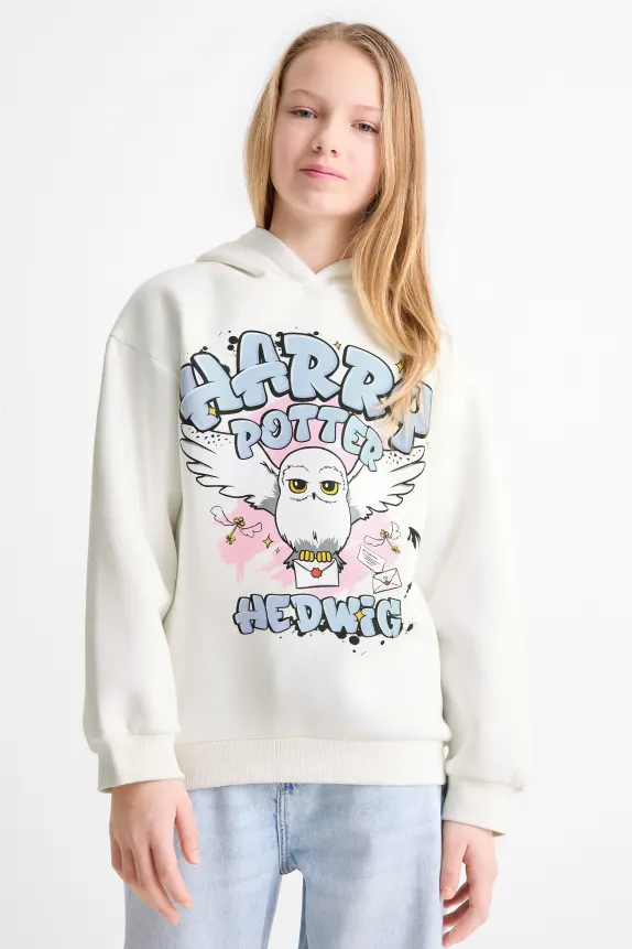 Harry Potter - hoodie white