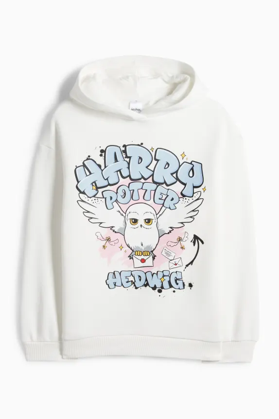 Harry Potter - hoodie white