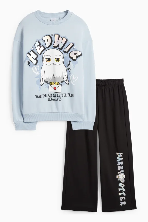 Harry Potter - set - sweatshirt and joggers - 2 piece light blue