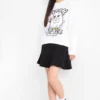 Harry Potter - set - sweatshirt and skirt - 2 piece black / white