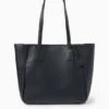 Large shopper - faux leather dark blue