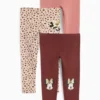 Multipack of 3 - Minnie Mouse - thermal leggings dark brown