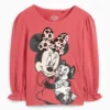 Minnie Mouse - long sleeve top red