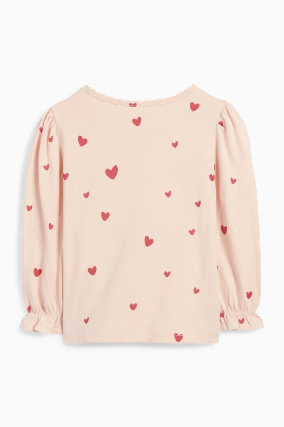 Minnie Mouse - long sleeve top - patterned - shiny rose