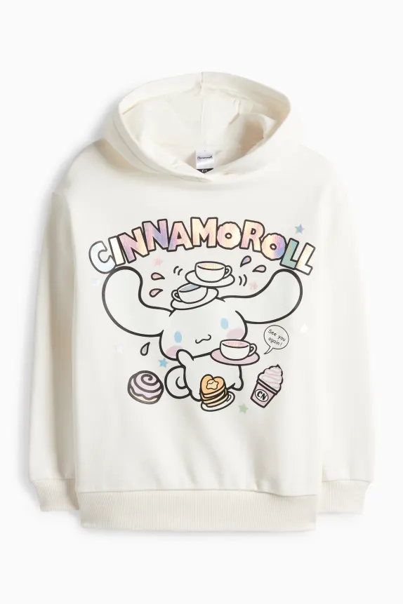 Cinnamoroll - hoodie cremewhite
