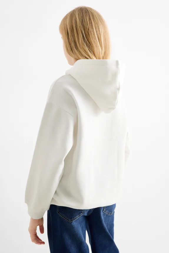 Peanuts - hoodie white