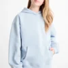 Hoodie light blue