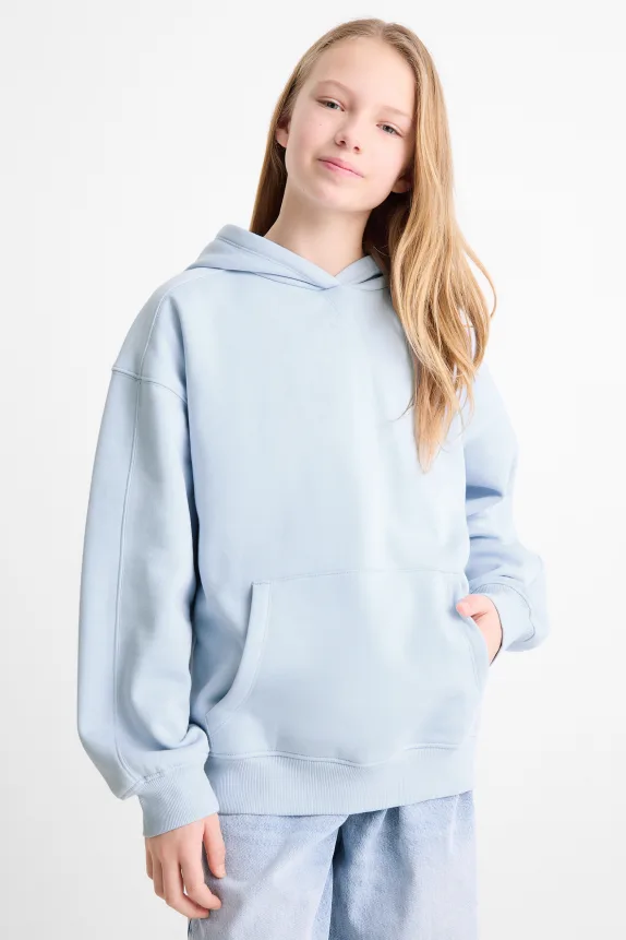 Hoodie light blue