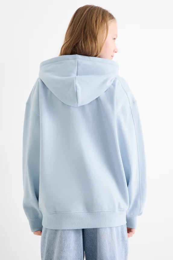 Hoodie light blue