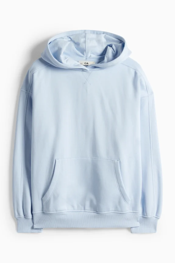 Hoodie light blue