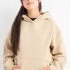 Hoodie beige