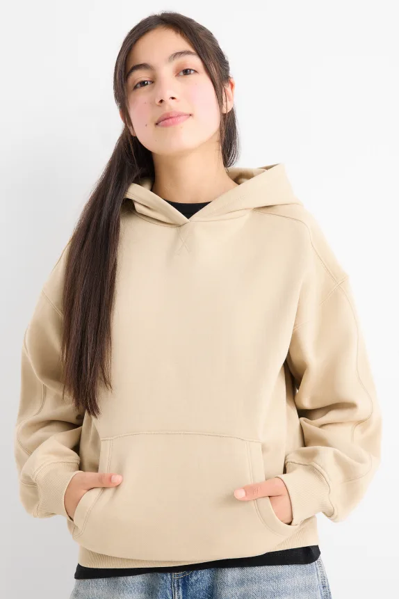 Hoodie beige