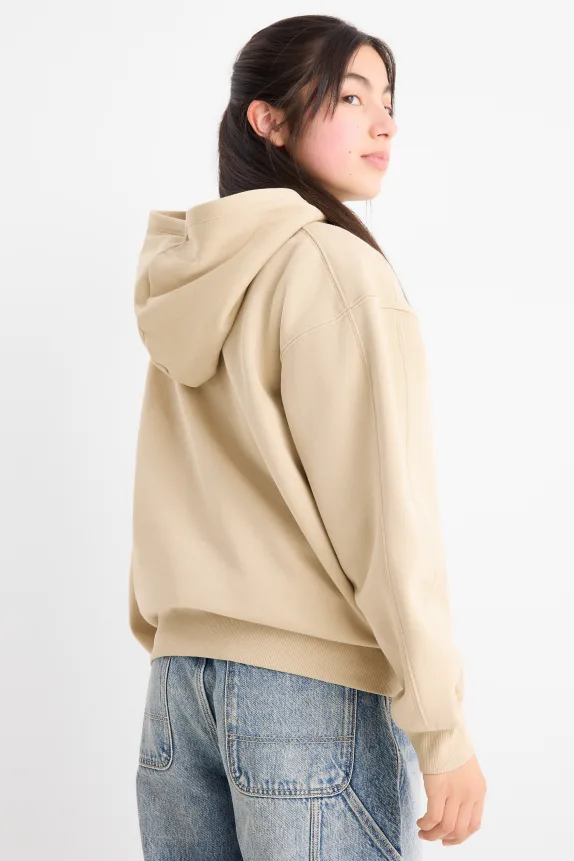 Hoodie beige